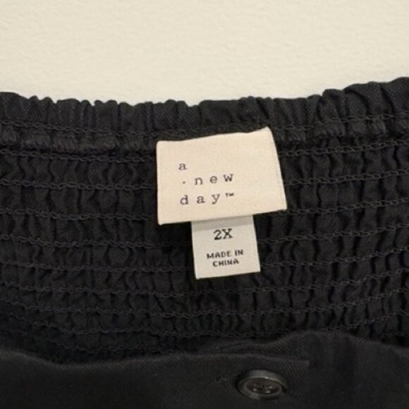 Square Neck Cami Vest - A New Day Black - 2X - Picture 6 of 6